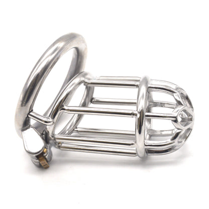 Male Chastity Full Steel Lock-Cock Penis Cage, F3010