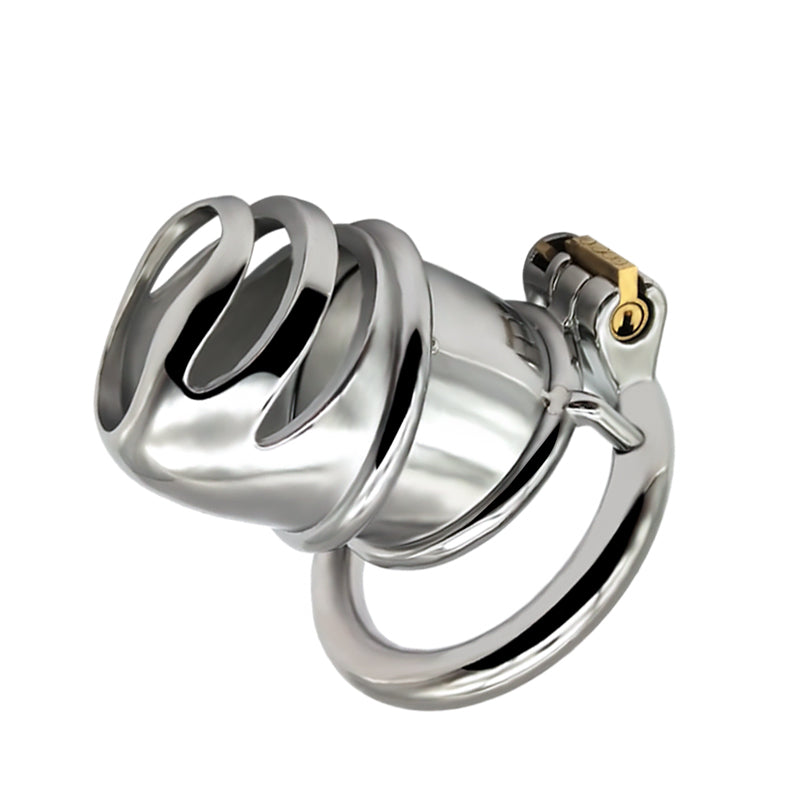 Top Split Open Male Chastity Cage, F3056