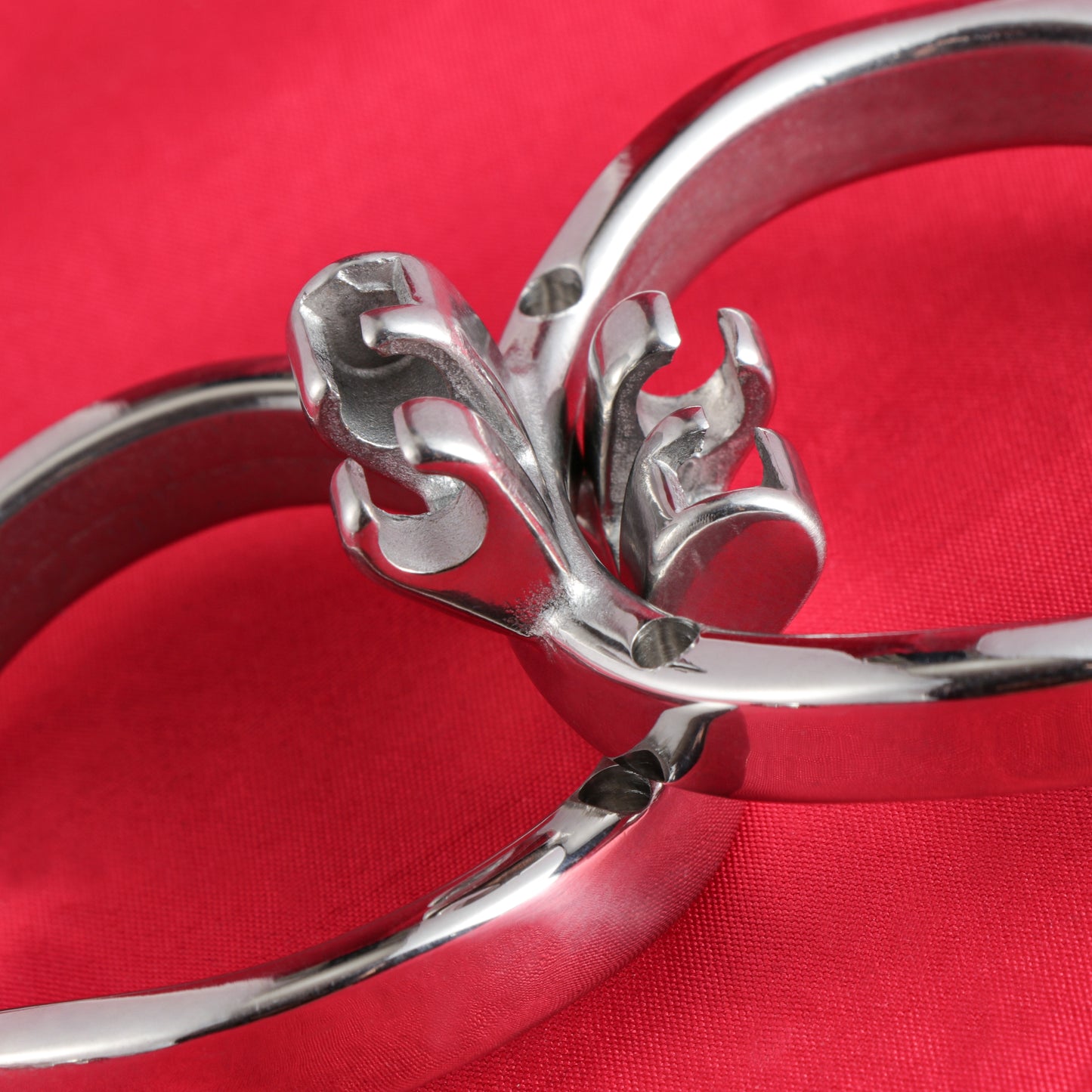 Base Rings for FRRK Metal Chastity Cage That Fit Internal Side Slide Lock System Only