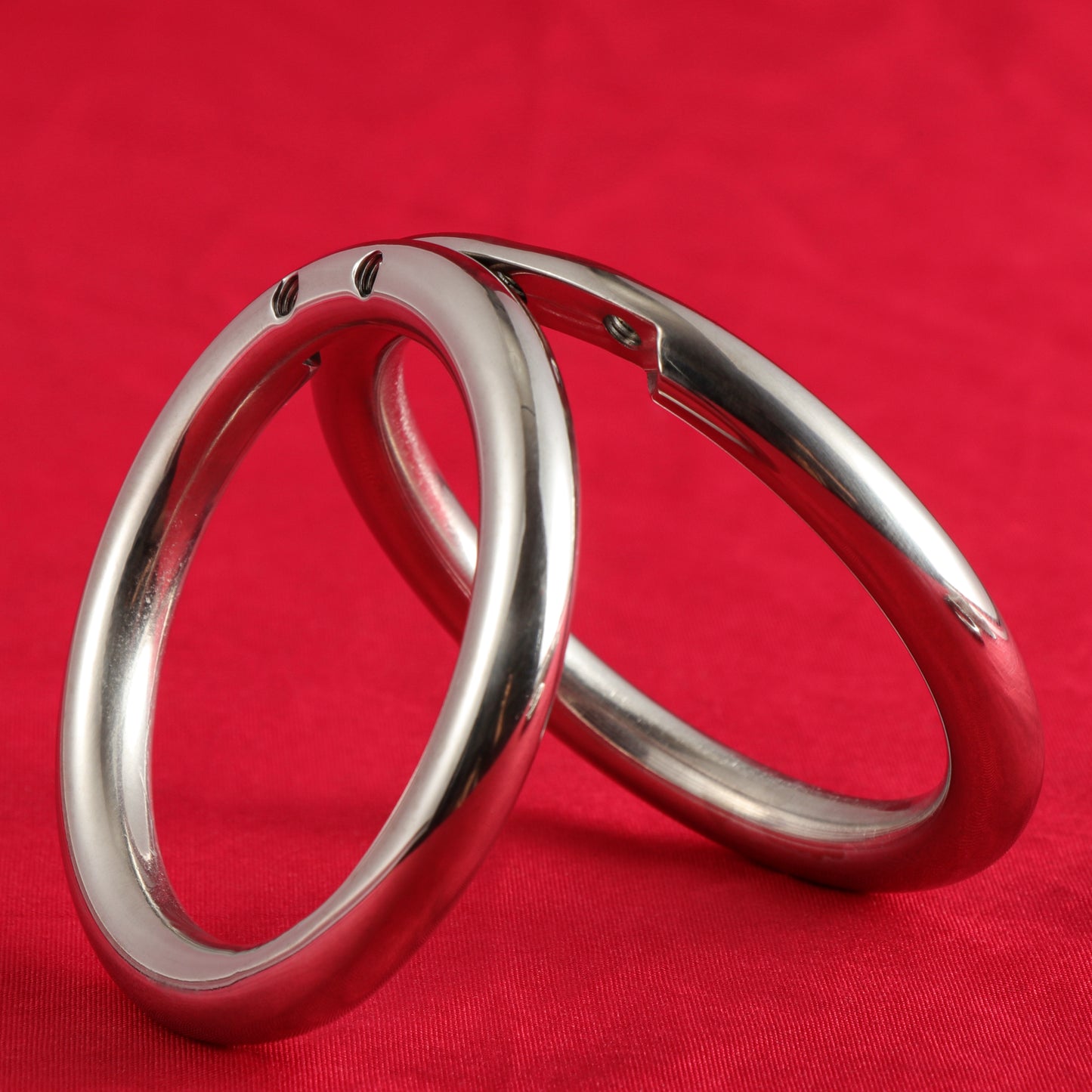 Base Rings for FRRK Chastity Cage That Fit Double Screw Lock Only, K07