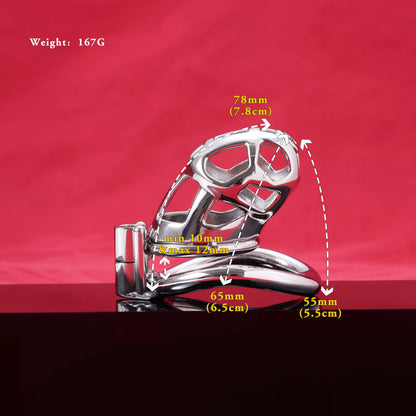 Small Mamba Chastity Cage Allen Wrench Lock, F3088