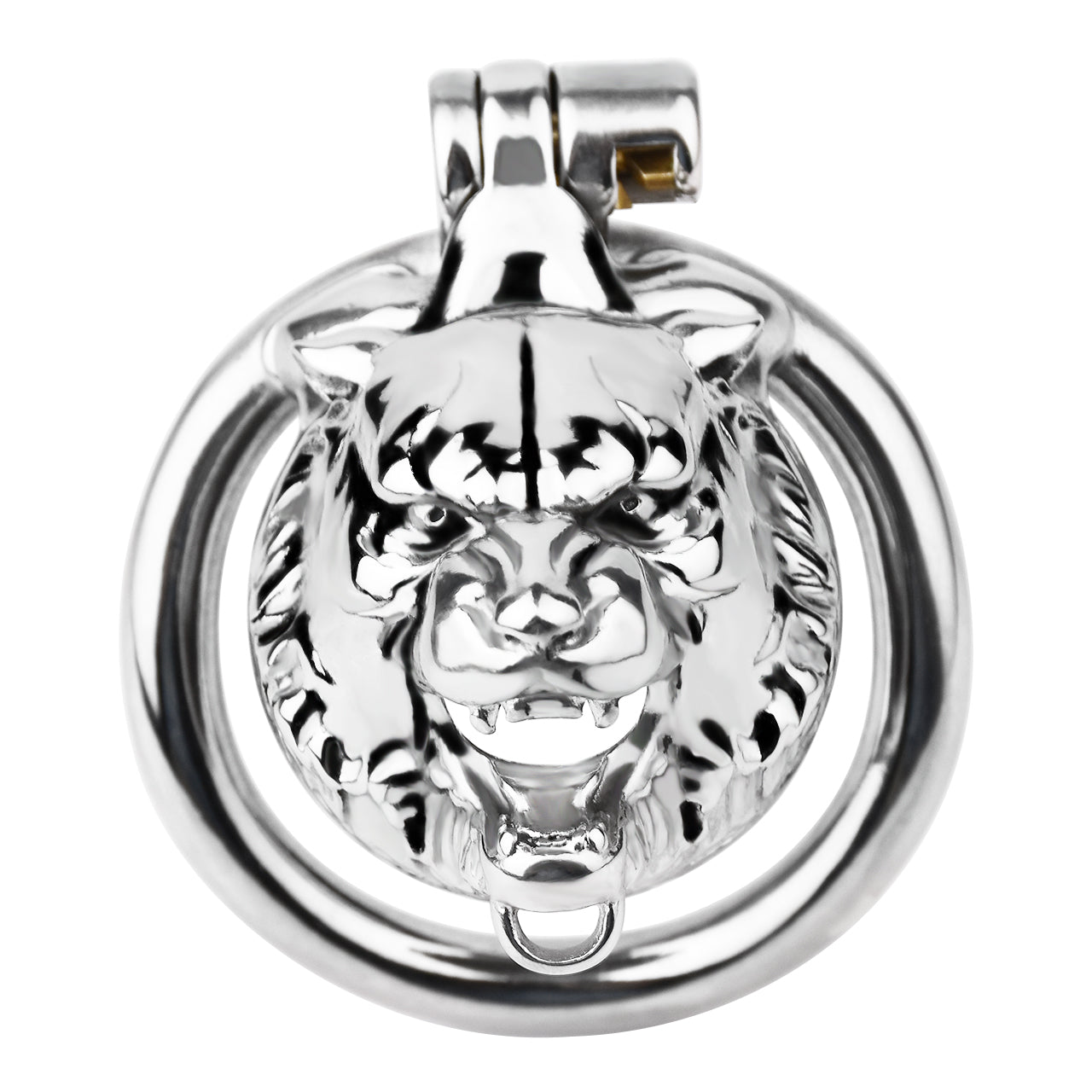 Metal Beast Tiger & Bull Chastity Cage with Bell | F3258 - FRRK