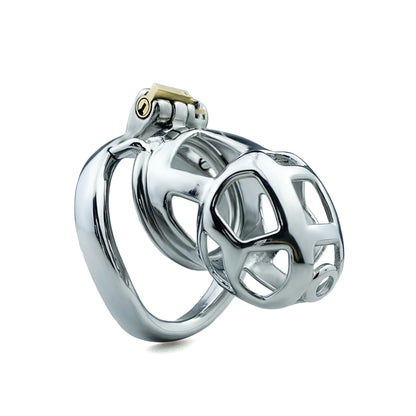 Stainless Steel Metal Small Mamba Male Chastity Cage, F3153