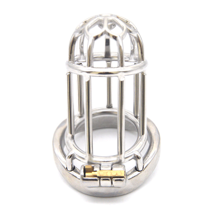 Male Chastity Full Steel Lock-Cock Penis Cage, F3010