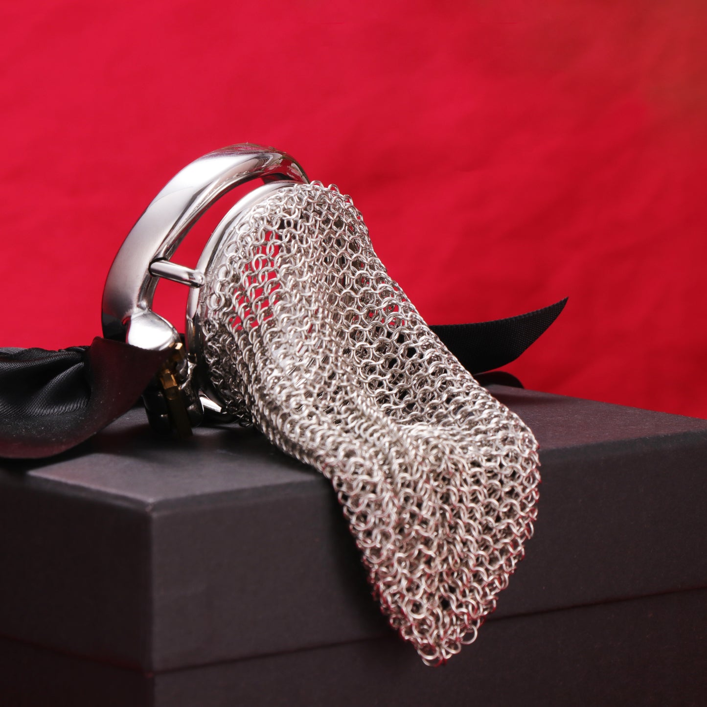 Maxi Metal Mesh Chastity Cage, F3195