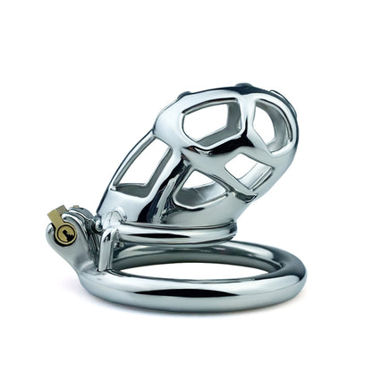 Stainless Steel Metal Small Mamba Male Chastity Cage, F3153