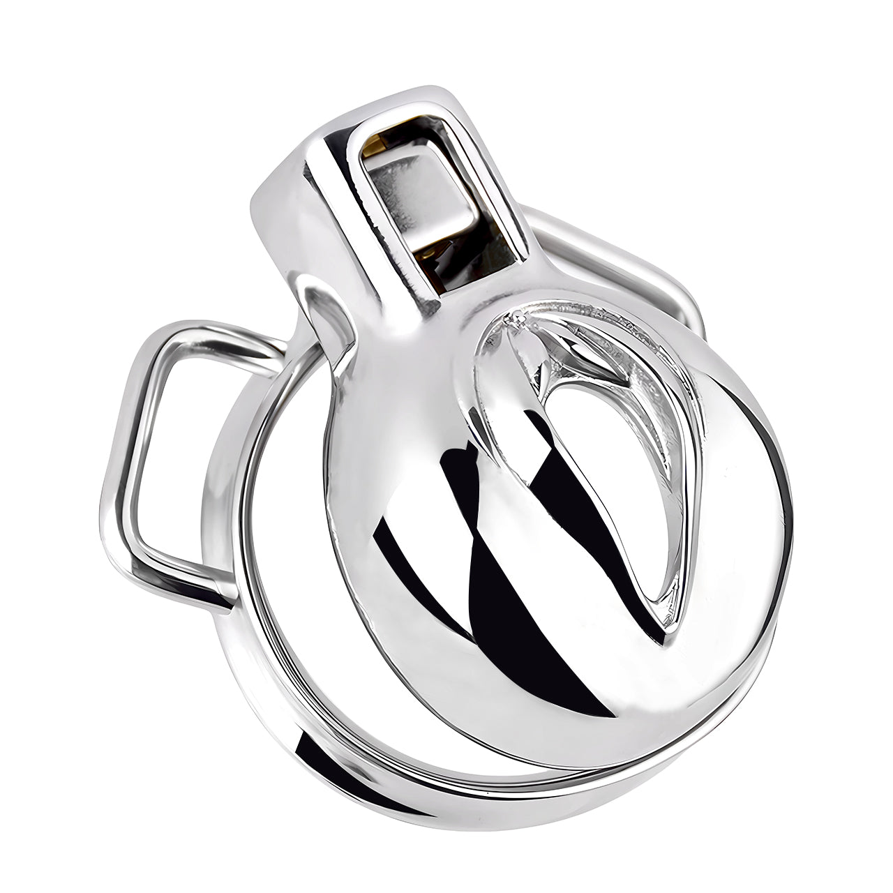 Metal Pussy Shaped Chastity Cage | F3138 - FRRK