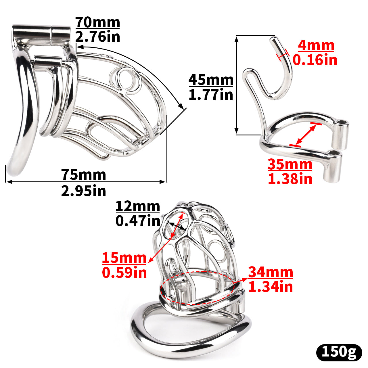 Pa Chastity Cage | F3242 - FRRK