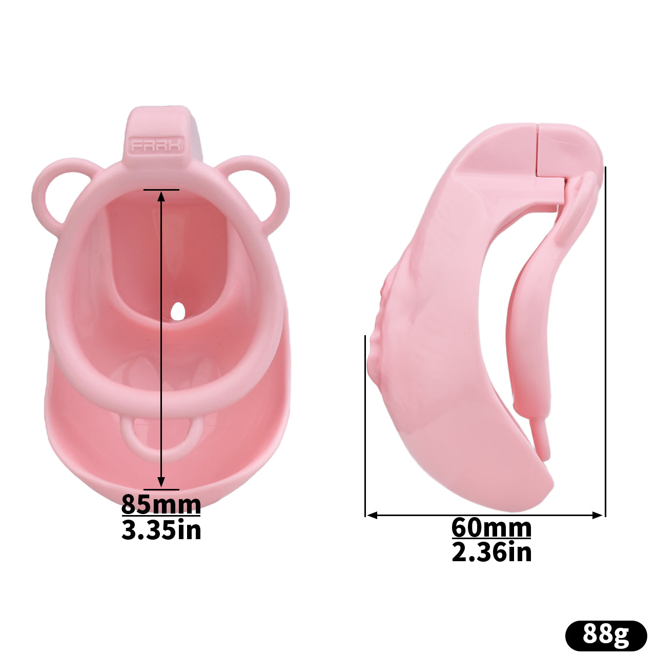 Pussy Cock Cage With Wearable Butt Plug | F3202 - FRRK