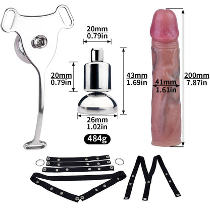 Flying-V Feminizer with Large Dildo | F3233D - FRRK