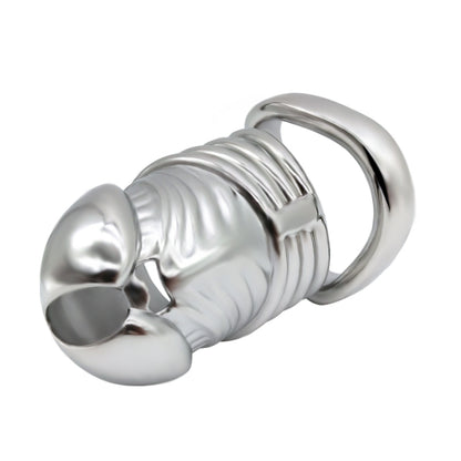 Male Solid Steel Chastity Cage, F3054