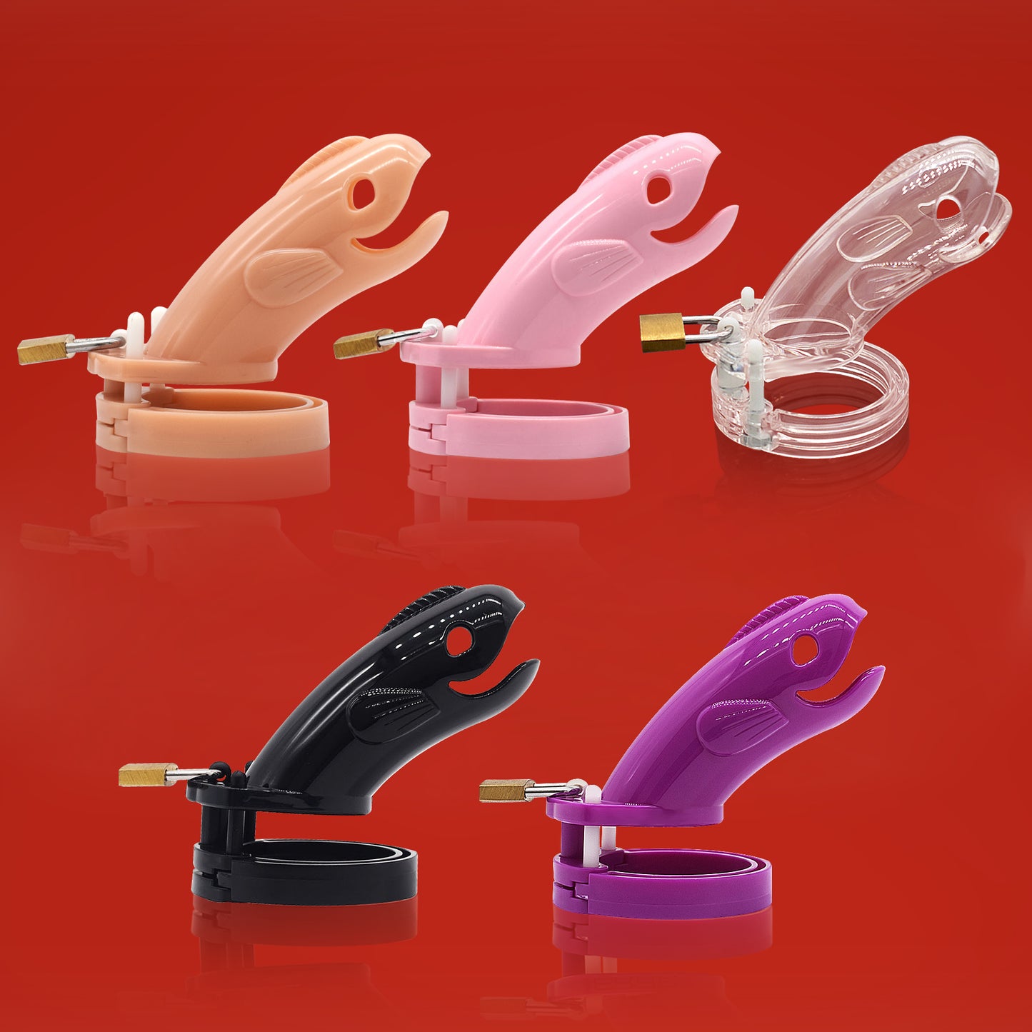 The Fish Shape Plastic Chastity Cage | F3025 - FRRK