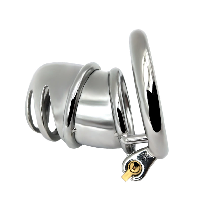 Top Split Open Male Chastity Cage, F3056