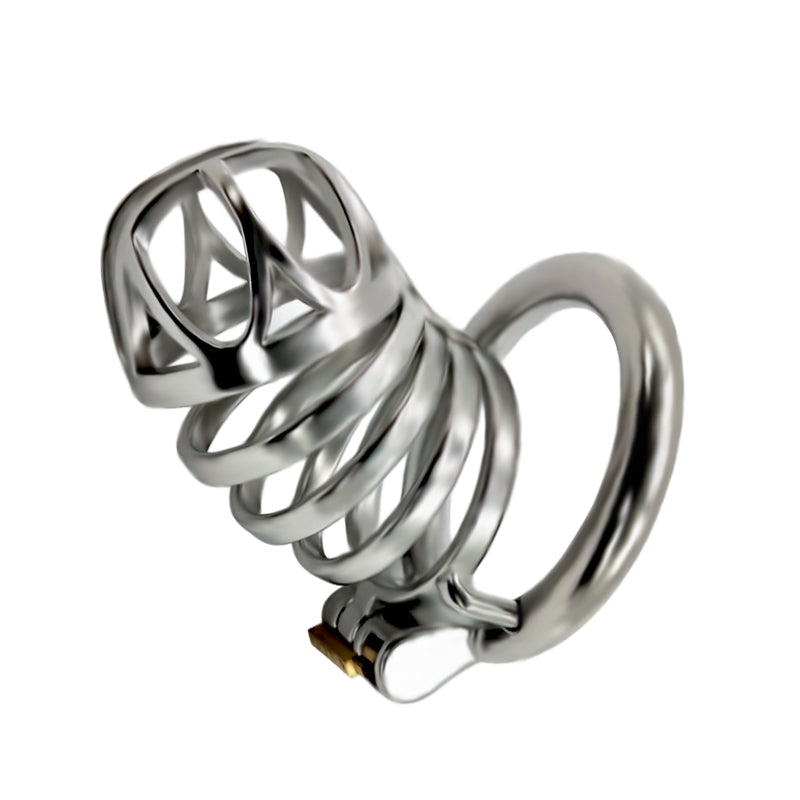 Male Top Split Open Chastity Cage, F3043