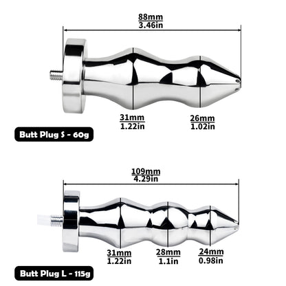 Spiked Chastity Cage With Enema Butt Plug | F3100K - FRRK