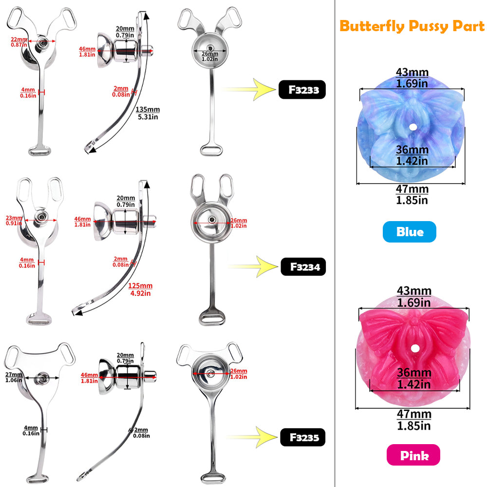 Flying-V Feminizer with Butterfly Pussy | F3233P - FRRK