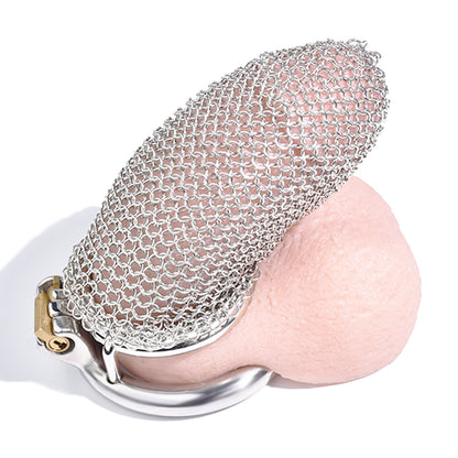 Maxi Metal Mesh Chastity Cage, F3195