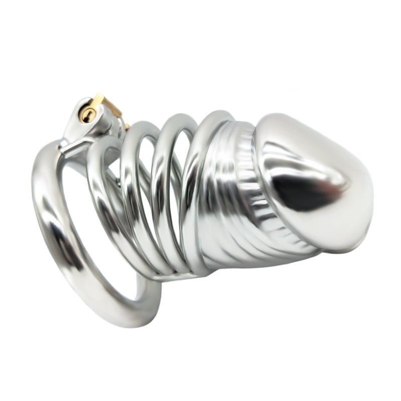 Male Solid Steel Chastity Cage, F3054