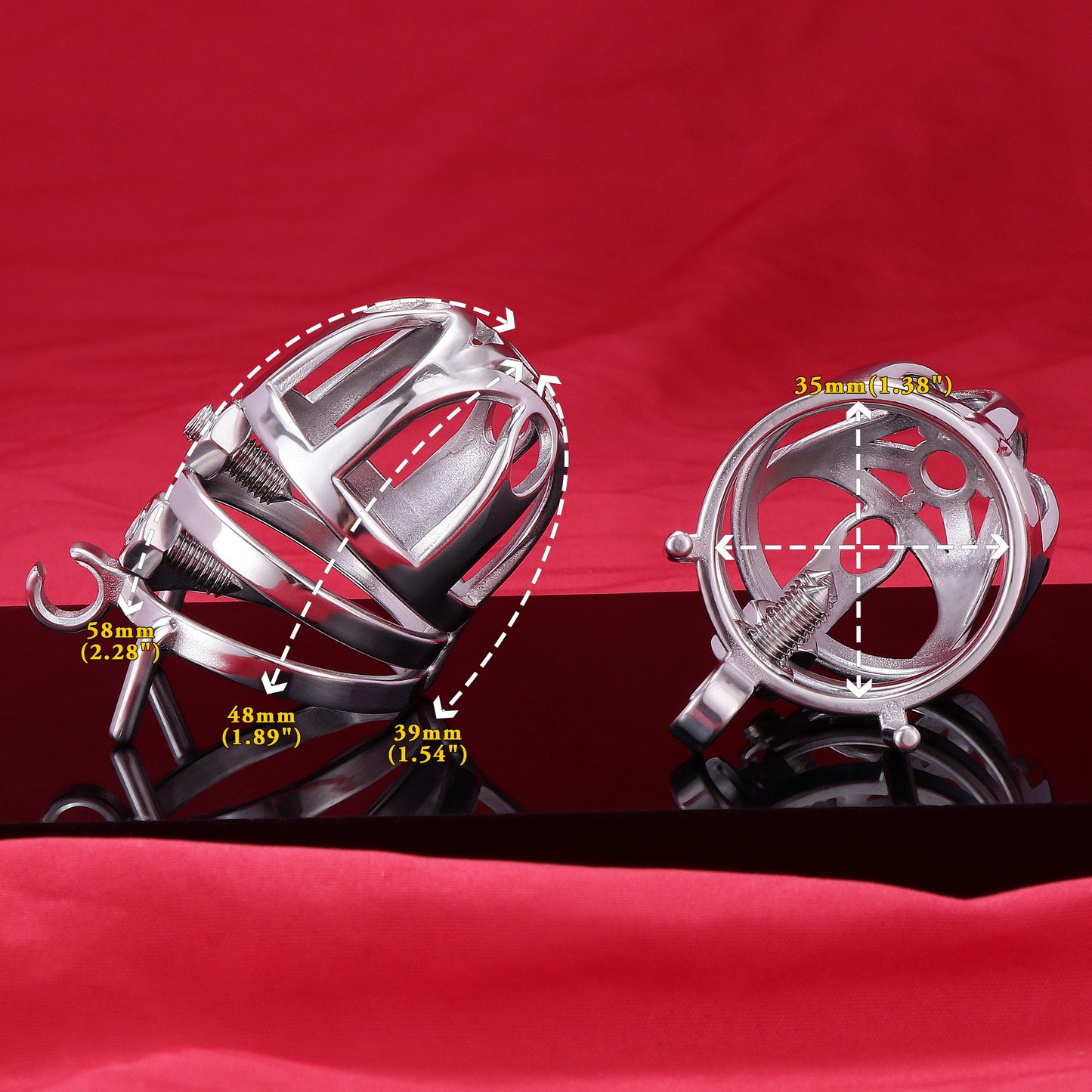 Spiked Chastity Cage, F3099