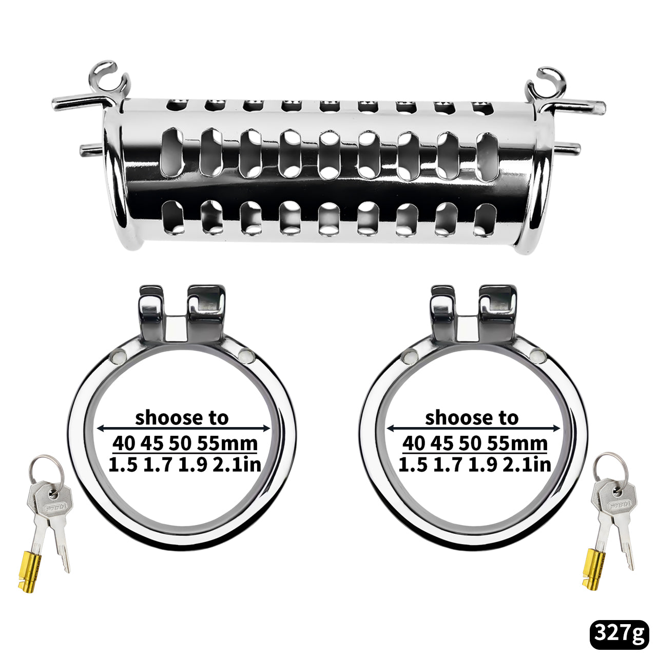 Metal Double Ended Chastity Cage | F3256 - FRRK