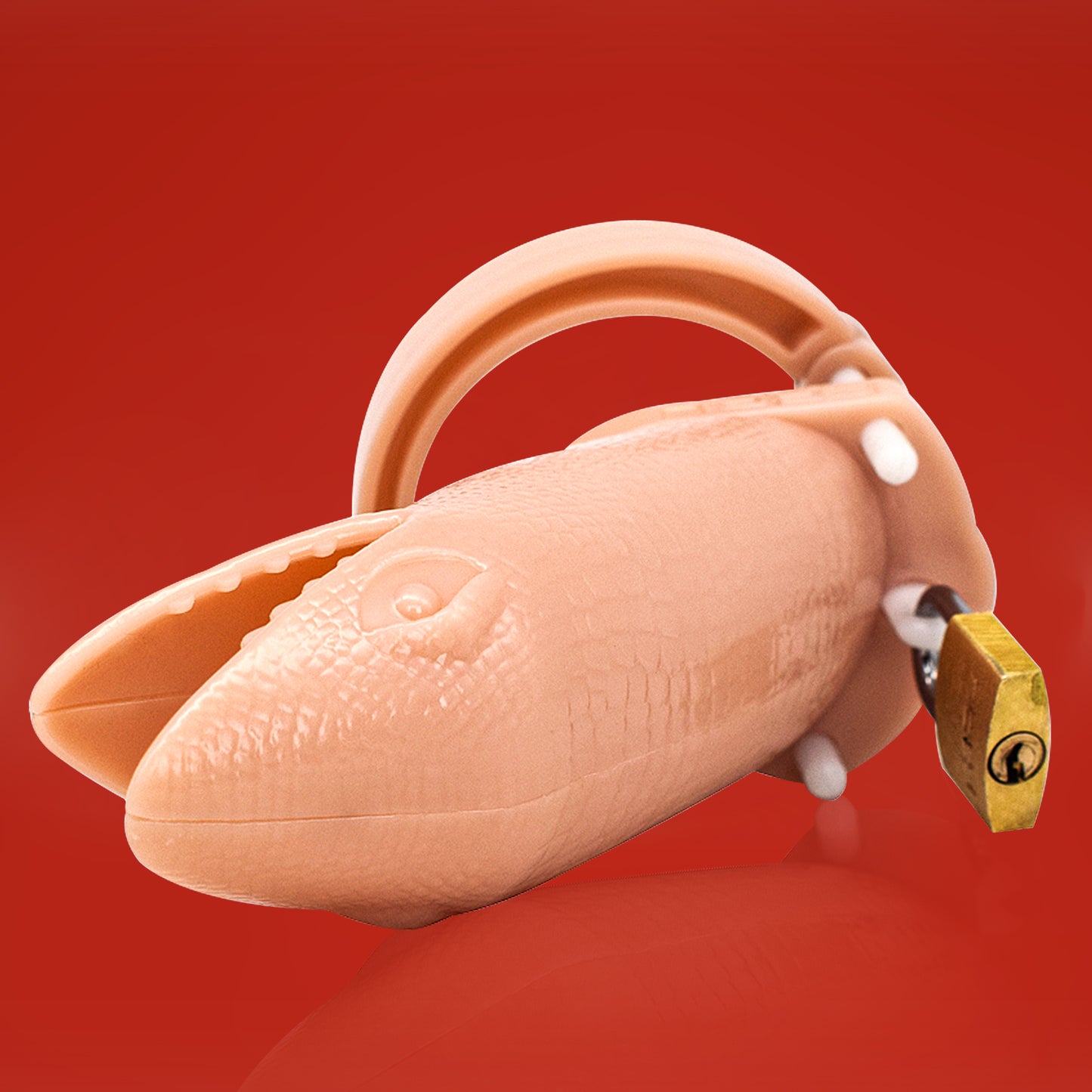 The Crocodile Shape Plastic Chastity Cage | F3027 - FRRK