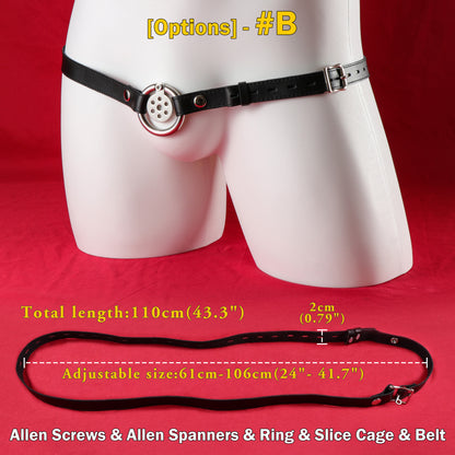 Ultra Slice Femboy Flat Chastity Cage, F3125