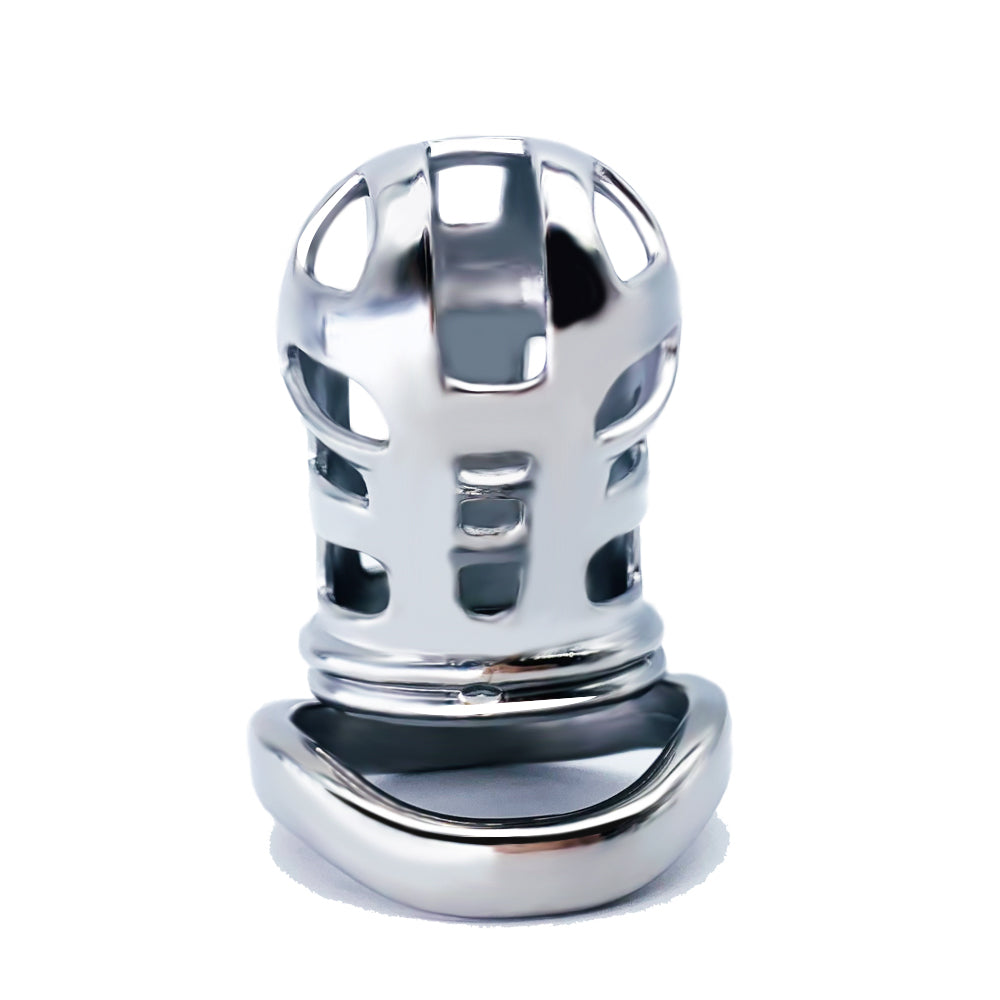 Stainless Steel Metal Maxi Mamba Male Chastity Cage, F3090