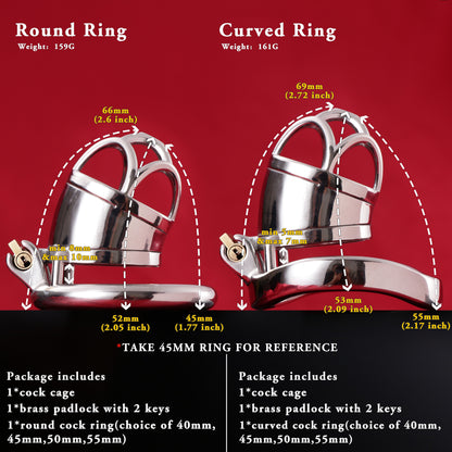 Male Chastity Cage, F3019