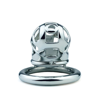 Stainless Steel Metal Small Mamba Male Chastity Cage, F3153