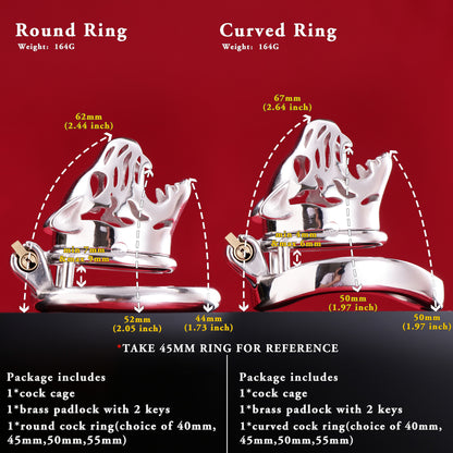 Small Cub Leopard Chastity Cage, F3036