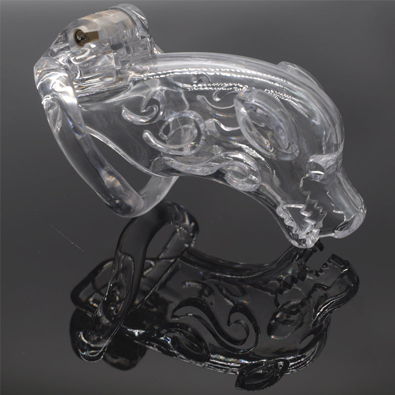 The Wolfdog Shape Plastic Chastity Cage | F3062 - FRRK