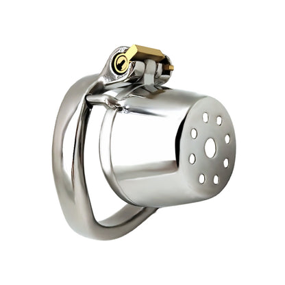 Male Lid Shower Belt Full Close Chastity Cage, F3080