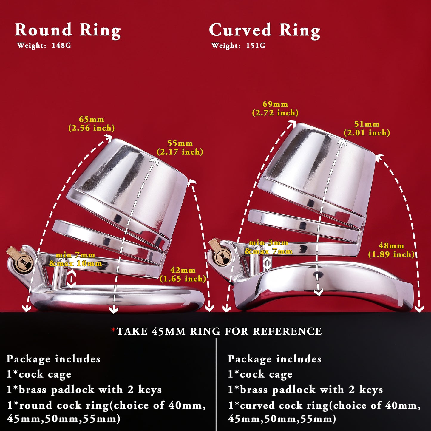 Male Lid Shower Belt Full Close Chastity Cage, F3082