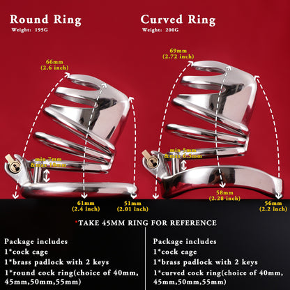 Male Chastity Cage, F3014