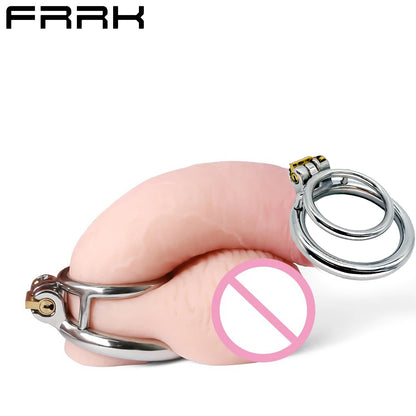 Dual Cock Ring Chastity Cage, F3121