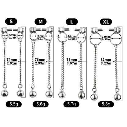 Adjustable Nipple Clamps with Bell | F3225 - FRRK