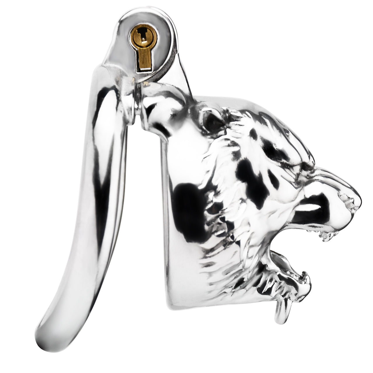 Metal Beast Tiger & Bull Chastity Cage with Bell | F3258 - FRRK