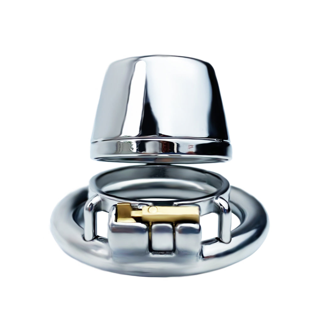 Male Lid Shower Belt Full Close Chastity Cage, F3081