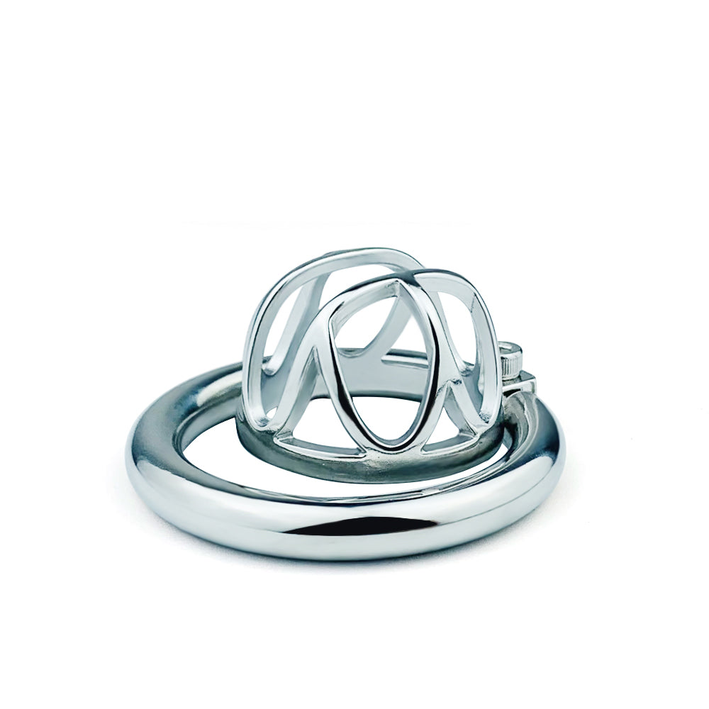 Split-Front Open Small Chastity Cage, F3140