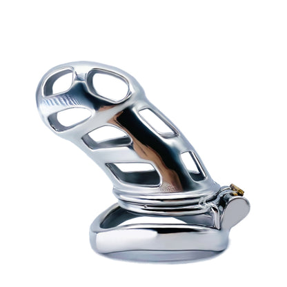 Stainless Steel Metal Maxi Mamba Male Chastity Cage, F3090