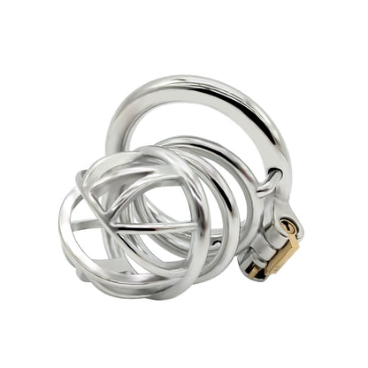 Male Top Split Open Chastity Cage, F3045