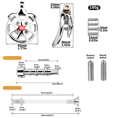 Cock Torture Devices With Removable Spikes | F3247 - FRRK