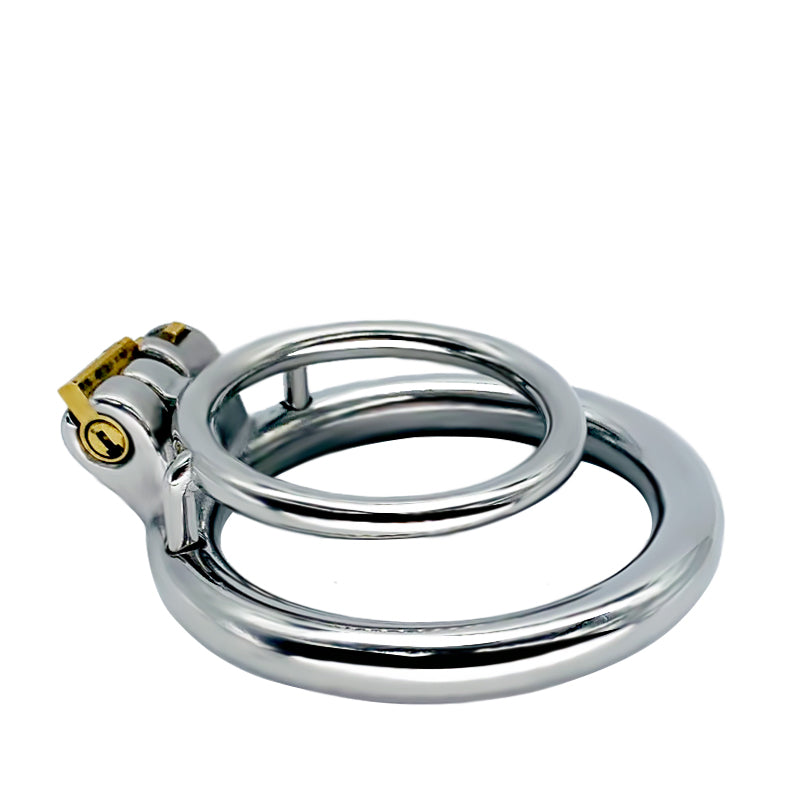 Dual Cock Ring Chastity Cage, F3121