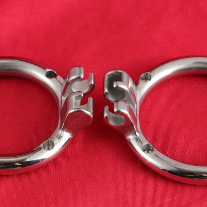 Base Rings for FRRK Metal Chastity Cage That Fit Internal Side Slide Lock System Only