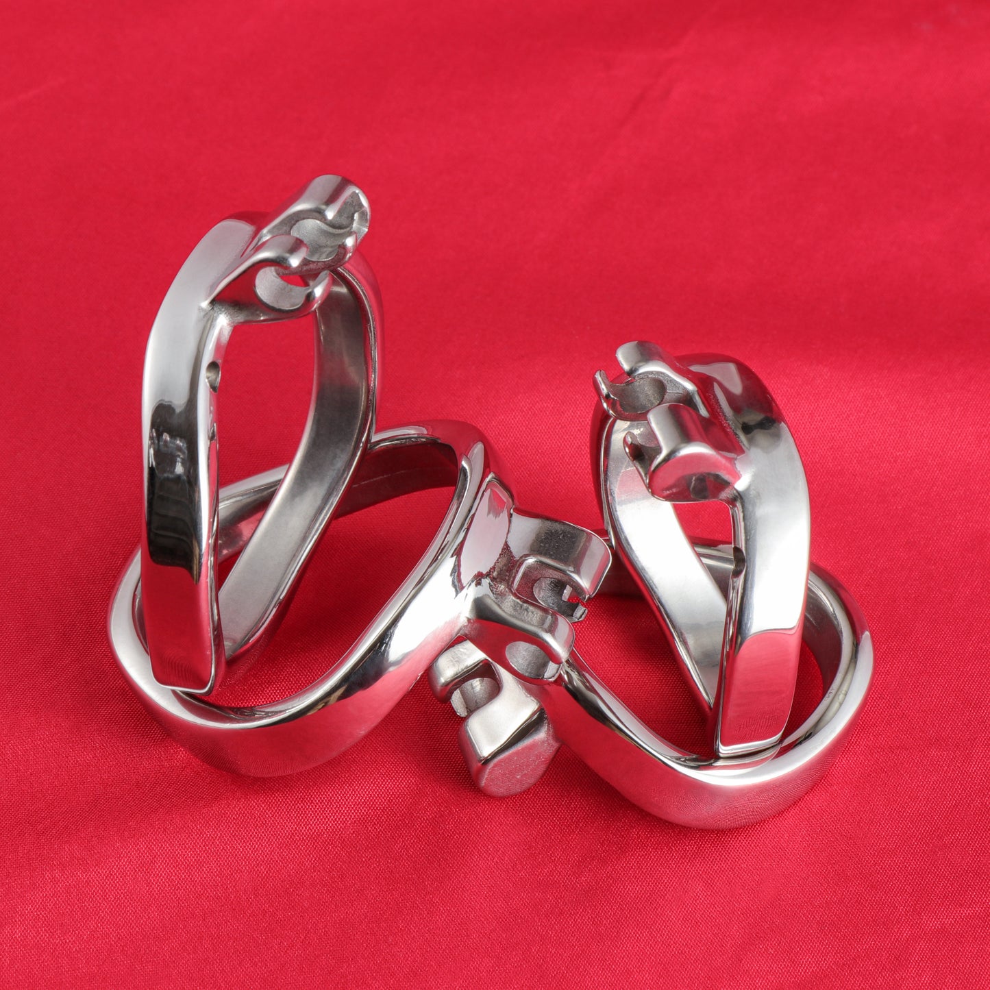 Base Rings for FRRK Metal Chastity Cage That Fit Internal Side Slide Lock System Only