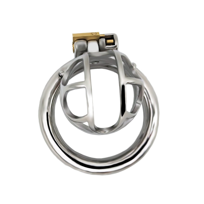 Male Top Split Open Chastity Cage, F3039