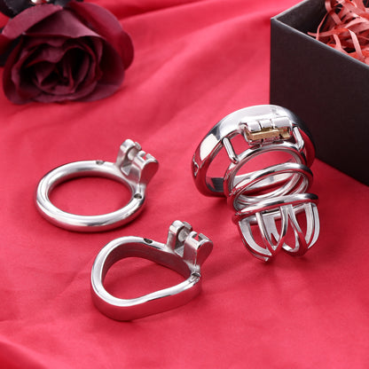 Male Top Split Open Chastity Cage, F3045