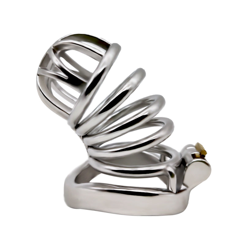 Male Top Split Open Chastity Cage, F3047