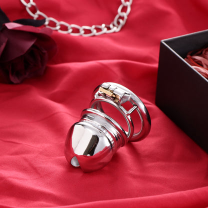 Male Solid Steel Chastity Cage, F3052