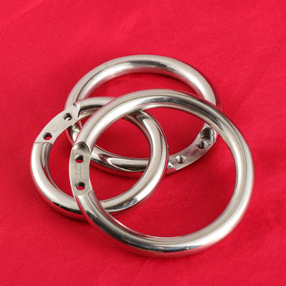 Base Rings for FRRK Chastity Cage That Fit Double Screw Lock Only, K07